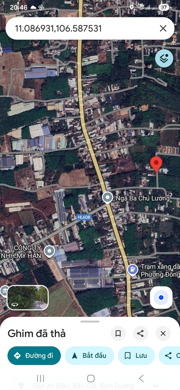 Đất thổ cư Bến Cát 100m² giá 1.1 tỷ - Pháp lý rõ ràng, xây dựng tự do!