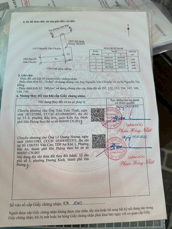 Đất nền đường Nhà Mạc, Dương Kinh 70,4m² chỉ 1 tỷ - Cơ hội đầu tư tuyệt vời!