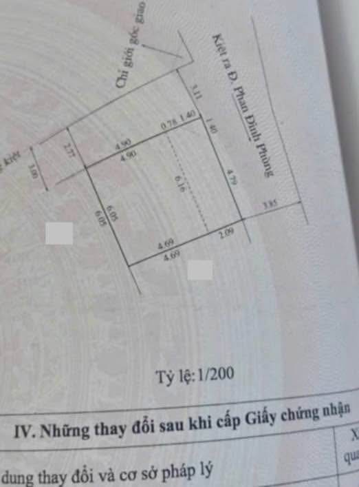 Nhà 2 mặt tiền kiệt Phan Đình Phùng, TP Huế 42.5m² giá 2.3 tỷ - Đầu tư sinh lời ngay!
