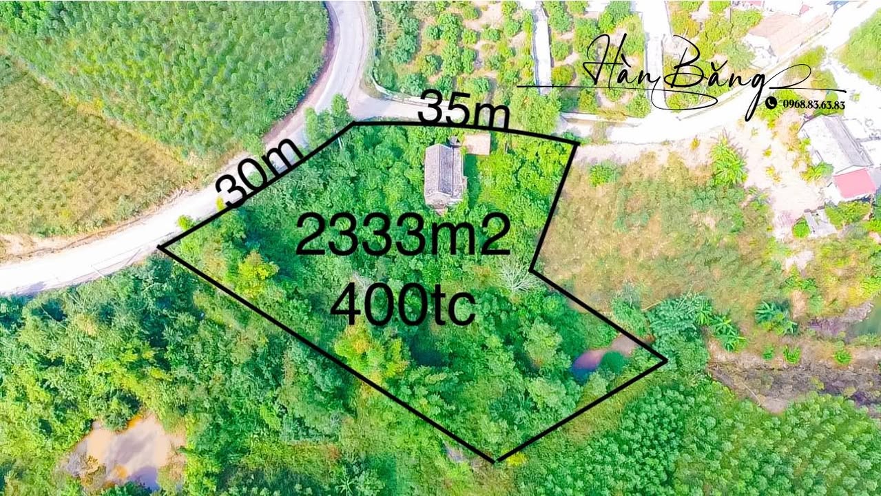 Farm Lục Sơn - Lục Nam, Bắc Giang 2333m² - Mặt tiền rộng, đầu tư lý tưởng!