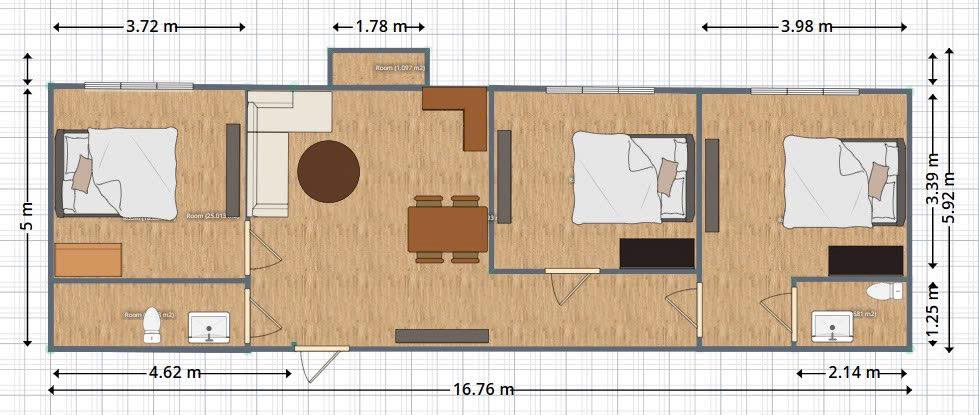 Chung cư Nguyễn Sơn Long Biên 83m² giá 5.7 tỷ - Thiết kế 3 ngủ tiện nghi!