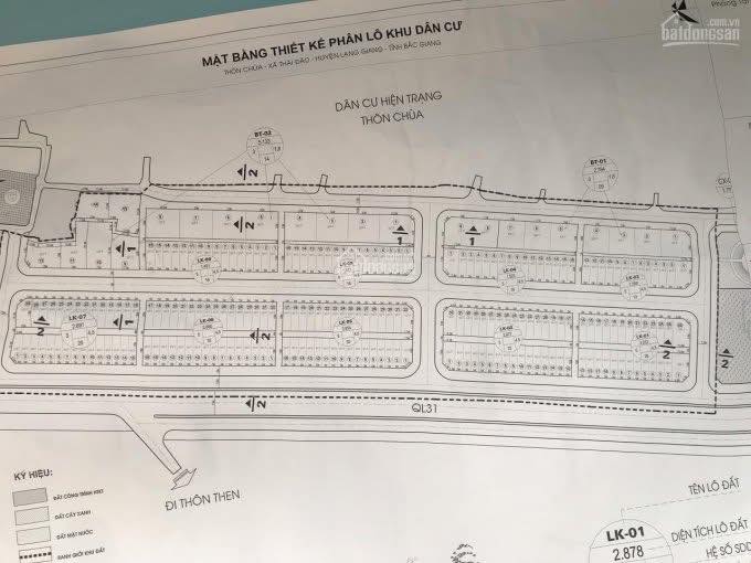 Đất đấu giá Thái Đào Lạng Giang 90m² giá 594 triệu - Sổ đỏ chính chủ, vị trí đẹp!