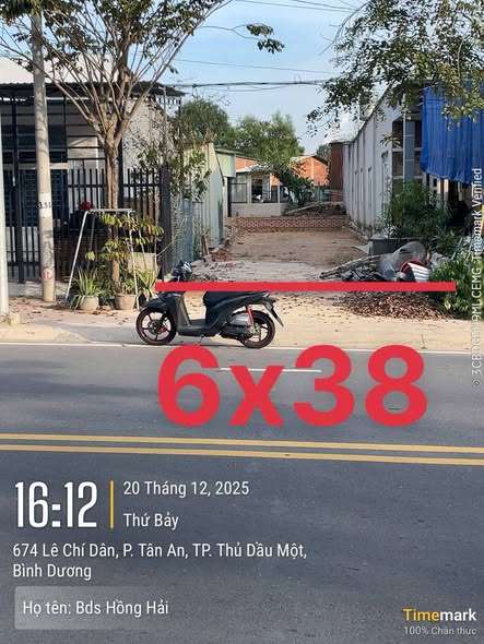 Đất mặt tiền Lê Chí Dân, Tân An, Thủ Dầu Một 228m² giá 4.6 tỷ - Vị trí đắc địa cho kinh doanh!