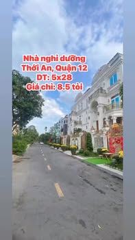 Nhà phố Thới An Quận 12 90m² giá 8.5 tỷ - Không gian sống đẳng cấp!