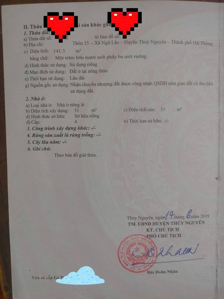 Đất Ngũ Lão Thủy Nguyên 141m² giá 2.1 tỷ - Mặt tiền rộng ô tô vào tận nơi!