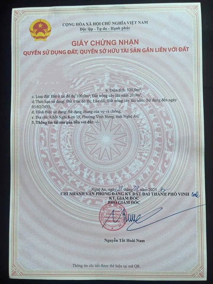 Đất nền khu phố 15 Nghi Kim 120m² giá 1.93 tỷ - Vị trí đắc địa gần sân bay!