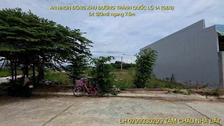 Đất nền An Nhơn Đông 120m² giá 800 triệu - Đầu tư sinh lời ngay!