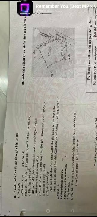 Đất thổ cư 3600m² tại Hương Cần, Thanh Sơn, giá 3.8 tỷ - Vị trí đắc địa, mặt tiền rộng