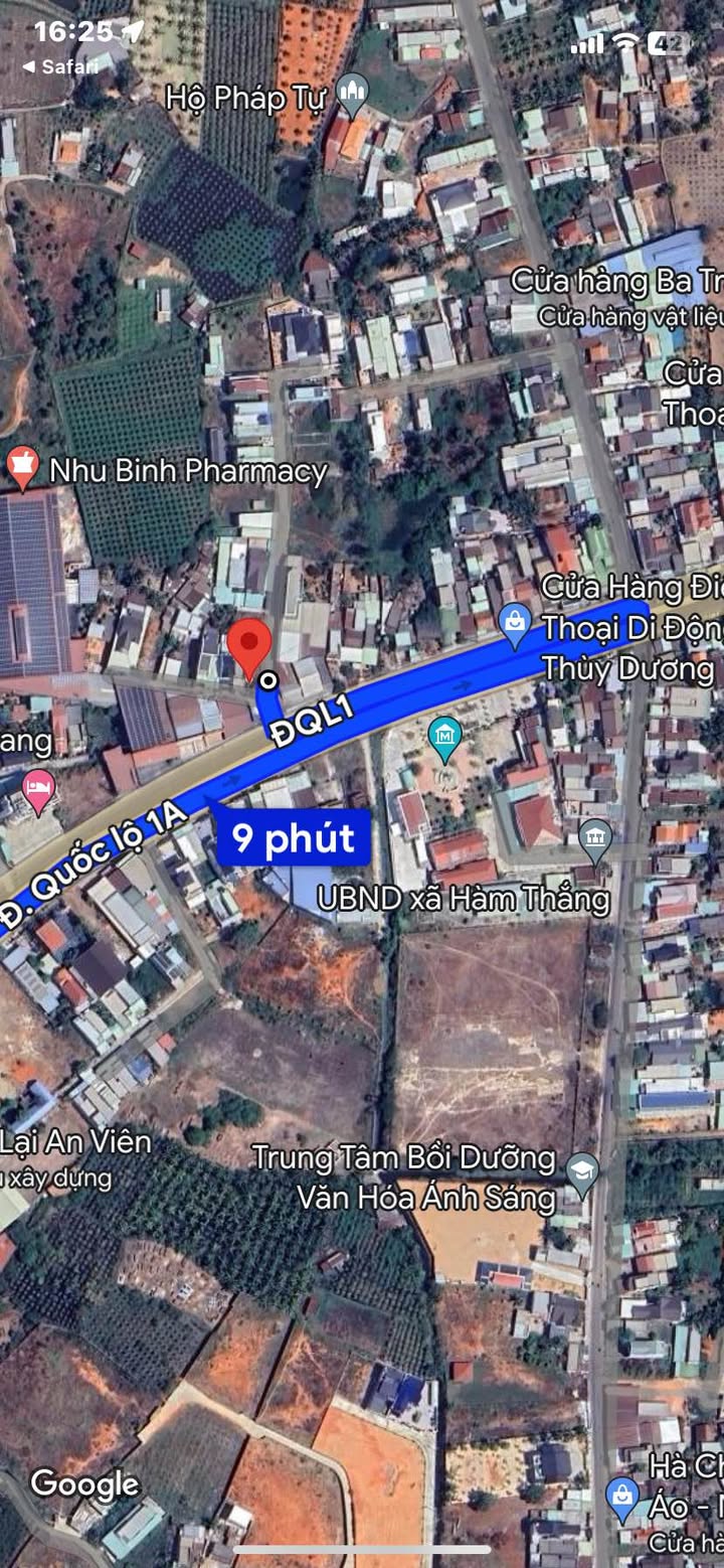 Đất thổ cư mặt tiền 2 hướng tại Hàm Thắng, Bình Thuận 129,7m² - Đầu tư sinh lời cao!