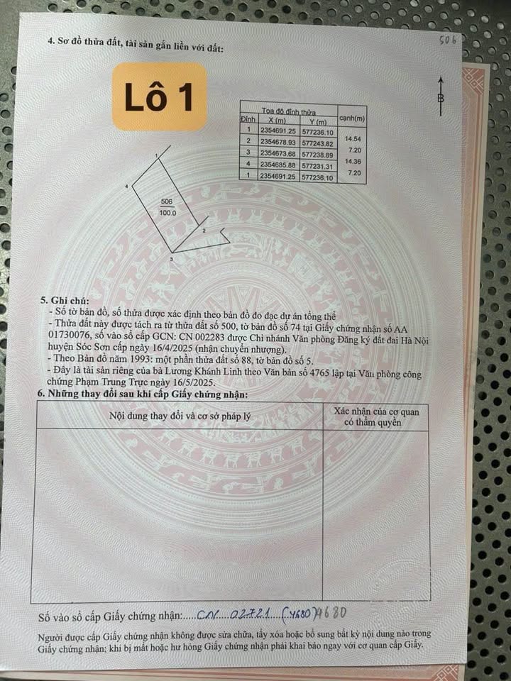 Đất nền Kim Anh Sóc Sơn 100m² giá chỉ 1x triệu - Cơ hội sinh lời lớn!