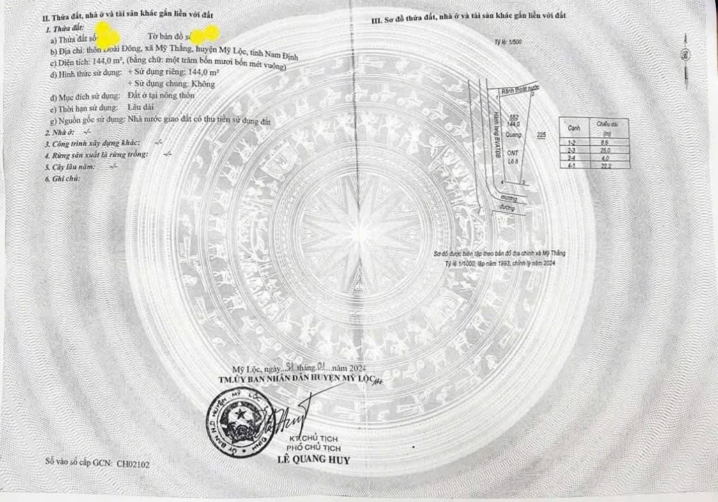 Đất thổ cư tại thôn Đoài Đông, phường Đông A, 144m² giá 5.35 tỷ - Thích hợp xây nhà xưởng!