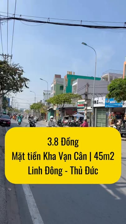 Nhà mặt tiền kinh doanh 45m² Kha Vạn Cân - Linh Đông - Thủ Đức giá 3.8 tỷ