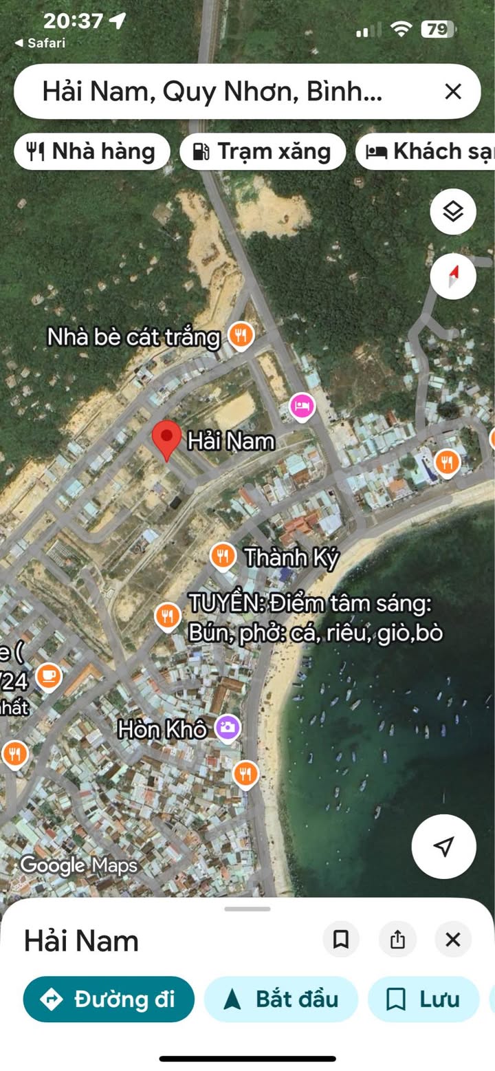 Đất nền Hòn Khô, Nhơn Hải, Quy Nhơn 65m² giá chỉ 1.75 tỷ - View biển tuyệt đẹp!