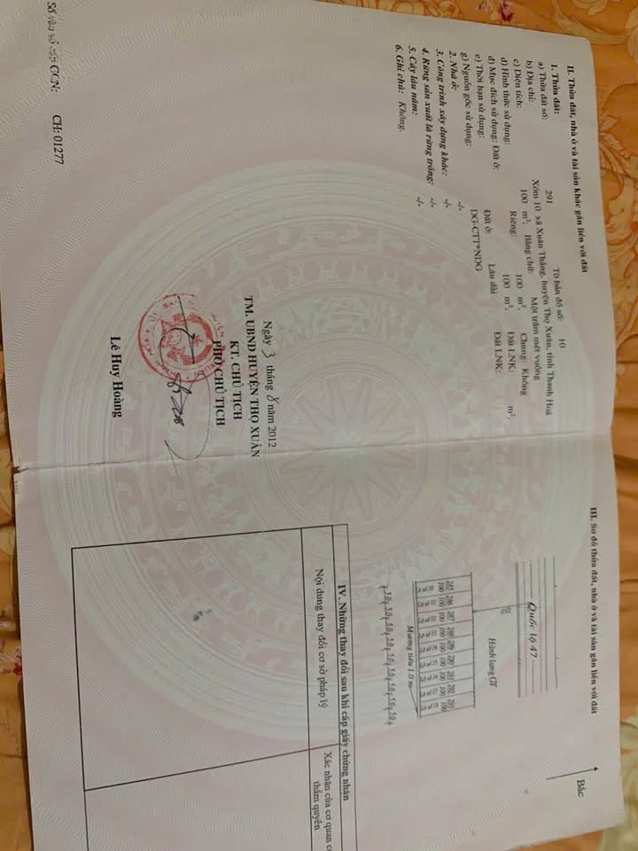 Đất nền Thọ Xuân, Thanh Hóa 100m² giá 2.35 tỷ - Đầu tư sinh lời hấp dẫn!