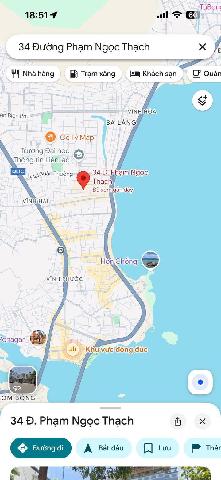 Đất nền đường Phạm Ngọc Thạch, Bắc Nha Trang 215m² - Đầu tư sinh lời ngay!