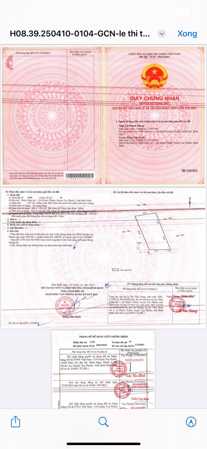 Đất thổ cư Cảnh An, Phước Thành 480m² - Giá tốt, không ngập nước!