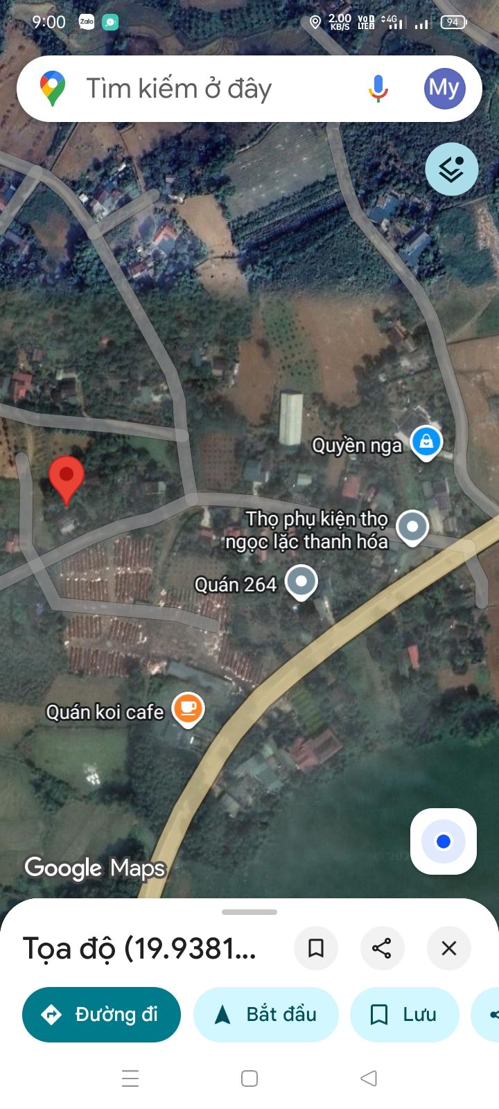 Đất ở Thọ Phú, Ngọc Lặc 423.2m² giá chỉ 500 triệu - Cơ hội đầu tư tuyệt vời!