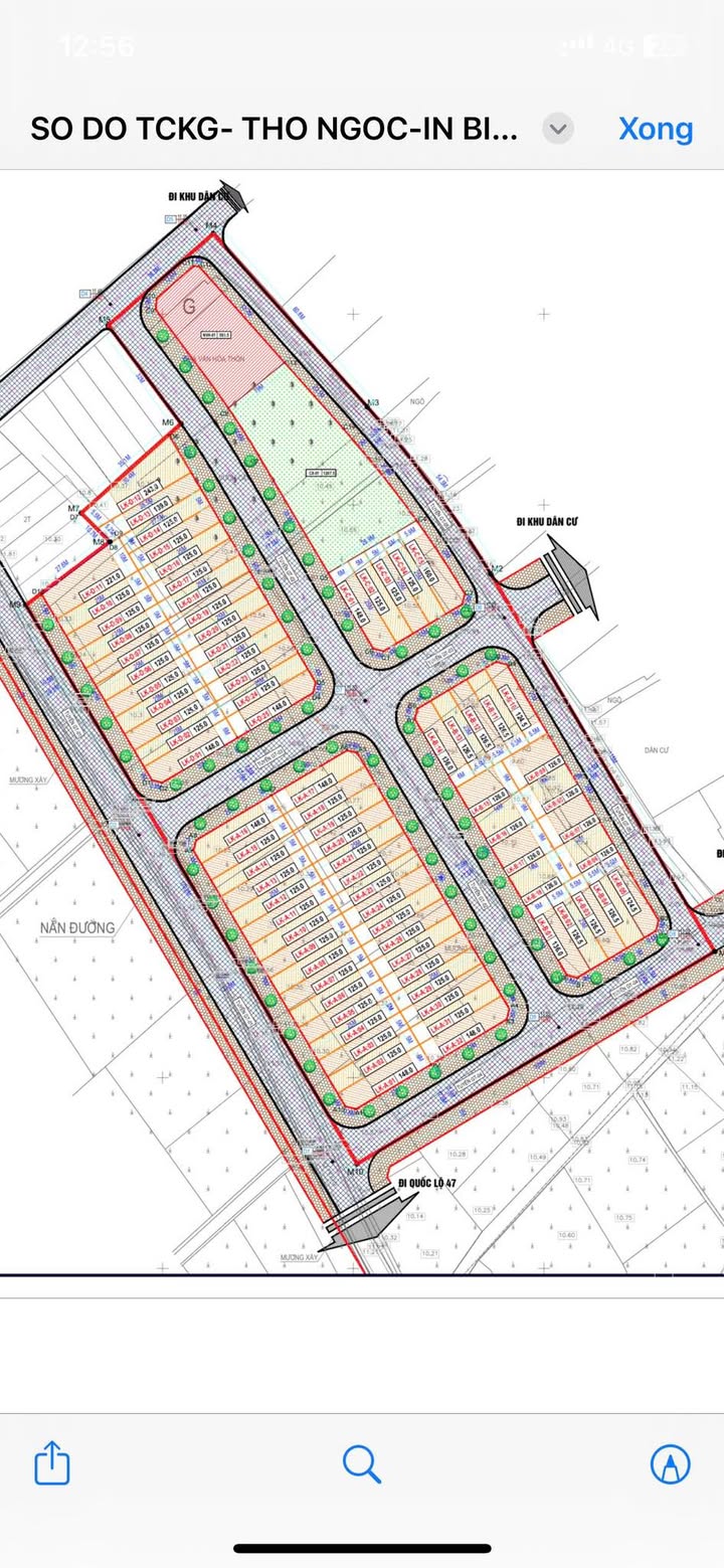 Đất nền Thọ Ngọc Triệu Sơn 125m² giá 1.3 tỷ - Mặt tiền đường chính!