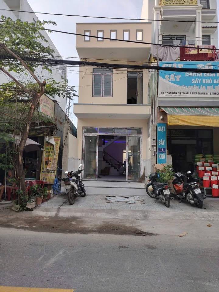 Nhà mặt tiền cho thuê tại chợ Giãn Dân, Hiệp Thành, Q12, 80m² - Kinh doanh mọi ngành nghề!