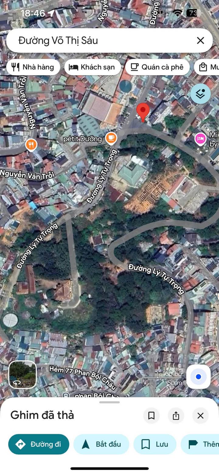 Lô đất 2 mặt tiền Võ Thị Sáu Đà Lạt 215m² giá 25 tỷ - Cơ hội đầu tư lớn!