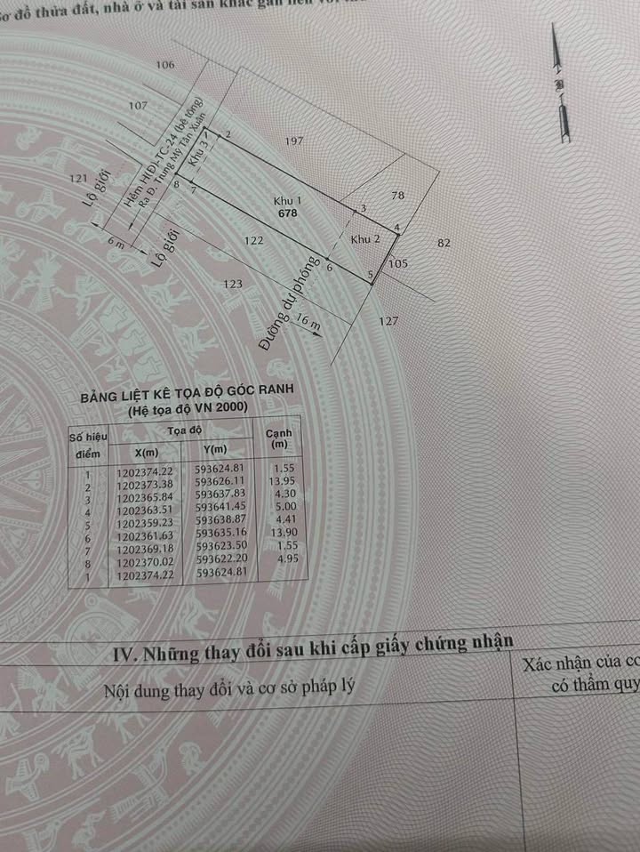 Đất nền đường Trung Mỹ Tân Xuân 100m² giá 4.15 tỷ - Cơ hội đầu tư hấp dẫn!