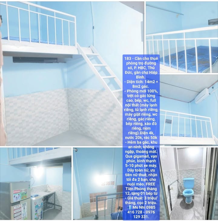 Phòng trọ mới 14m² Hiệp Bình Chánh giá chỉ 3 triệu - Thuận tiện di chuyển!