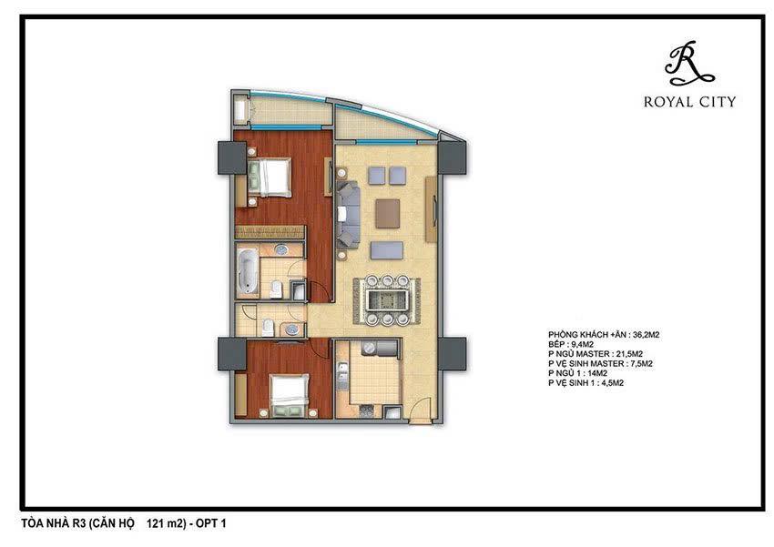 Căn hộ R3 Royal City Thanh Xuân 121m² giá chỉ 20 triệu - Không thể bỏ lỡ!
