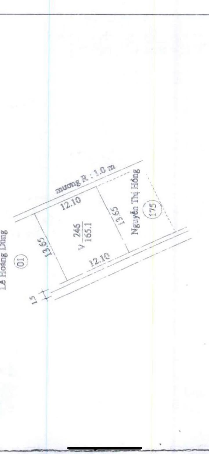Đất Hẻm 186 Nguyễn Bỉnh Khiêm Rạch Giá 164.63m² giá 1.65 tỷ - Cơ hội đầu tư tuyệt vời!