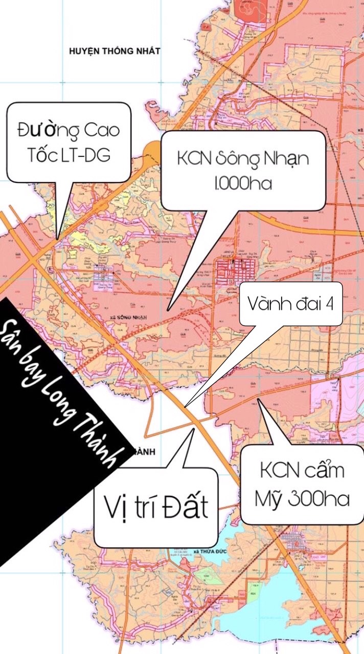 Đất nền 1500m² tại Cẩm Đường, Long Thành - Giá trị gia tăng vượt trội!