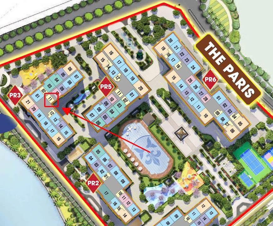 Căn hộ chung cư Paris Gia Lâm 28m² giá 2.4 tỷ - Sẵn sàng nhận nhà T4/2027!