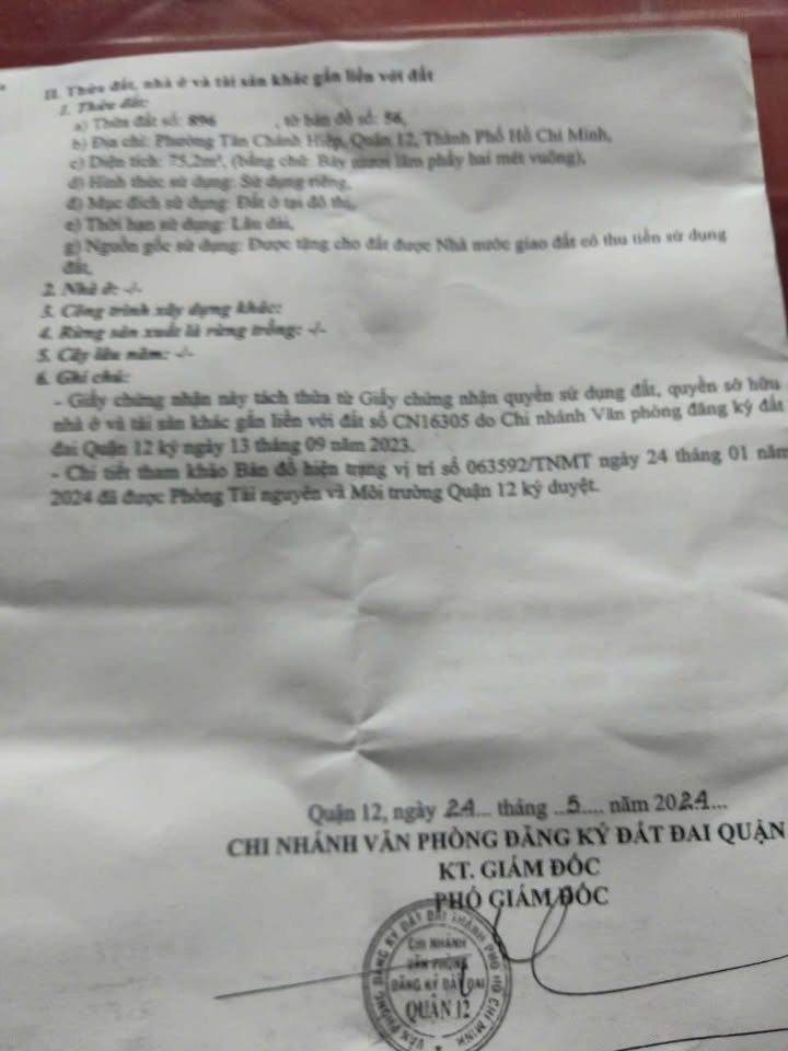 Đất thổ cư 88m² hẻm ô tô thông đường Đông Bắc, P. Tân Chánh Hiệp, Q. 12 - Giá chỉ 4.5 tỷ!