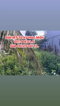 Đất mặt tiền Tô Ký Hóc Môn 292.5m² giá 25 tỷ - Cơ hội đầu tư tuyệt vời!