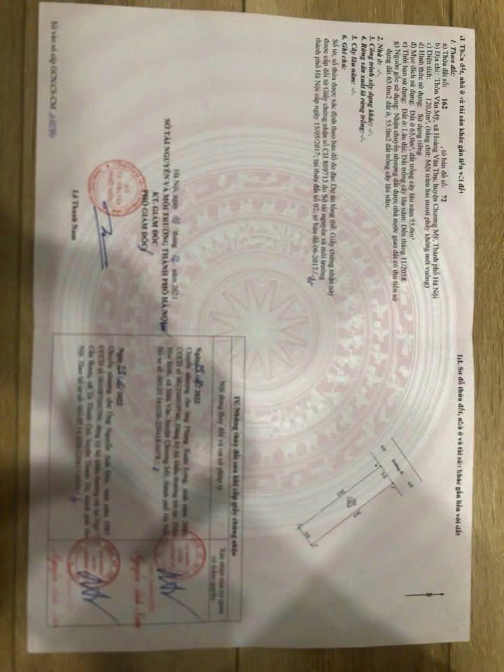 Lô đất 120m² Khu Tái Định Cư Văn Mỹ, Hoàng Văn Thụ, Chương Mỹ - Giá tốt 10%