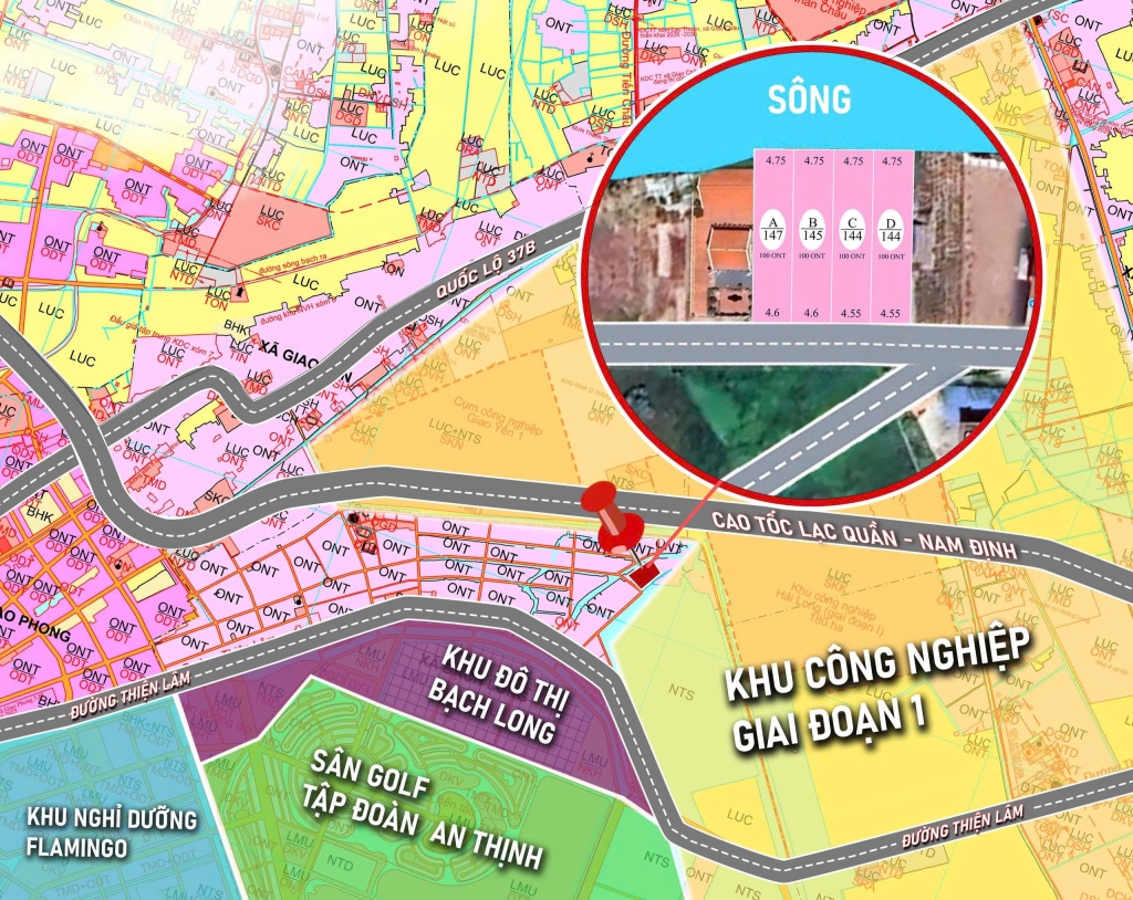 Đất nền gần KCN VSIP Giao Thủy 100m² giá 1 tỷ - Đầu tư sinh lời tiềm năng!