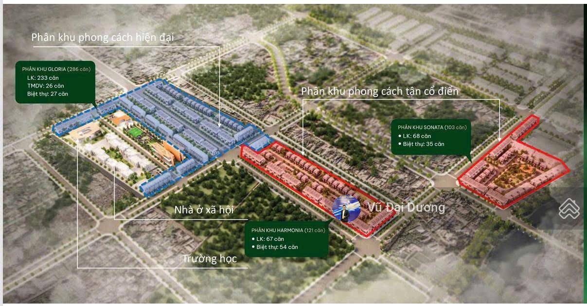 Nhà liền kề Emerald Symphony Thủy Nguyên 95m² giá 8.4 tỷ - Giai đoạn 1 giá tốt!