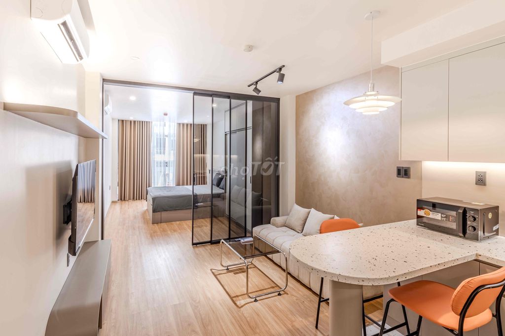 Căn hộ 1PN Tôn Thất Đạm 45m² giá 10 triệu - Nội thất cao cấp, tiện nghi đầy đủ!