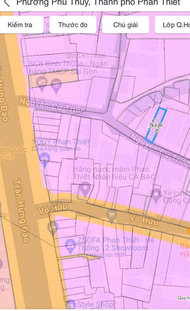 Nhà bán hẻm 187 Trần Hưng Đạo, Phú Thủy, 79m² giá 2.3 tỷ - Sổ hồng chính chủ