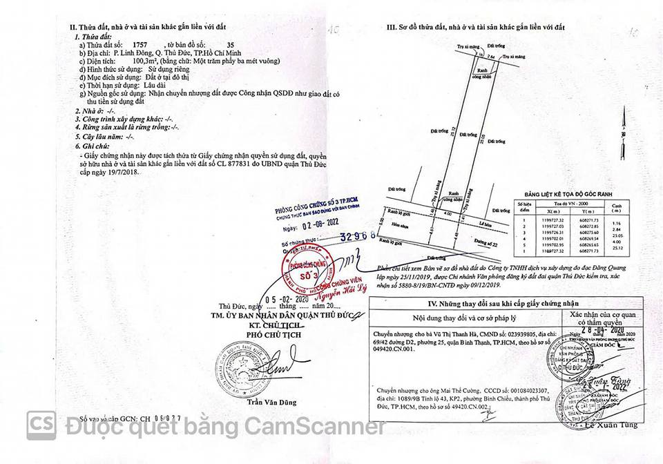 Đất nền Thủ Đức 100m² giá 7.2 tỷ - Bán gấp, hẻm ô tô thông!