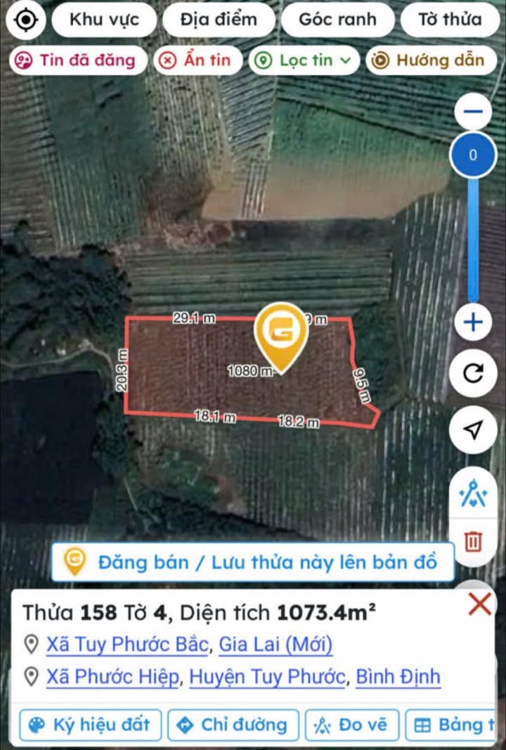 Đất vườn Phước Hiệp Tuy Phước 1000m² giá 200 triệu - Cơ hội hiếm có để đầu tư!