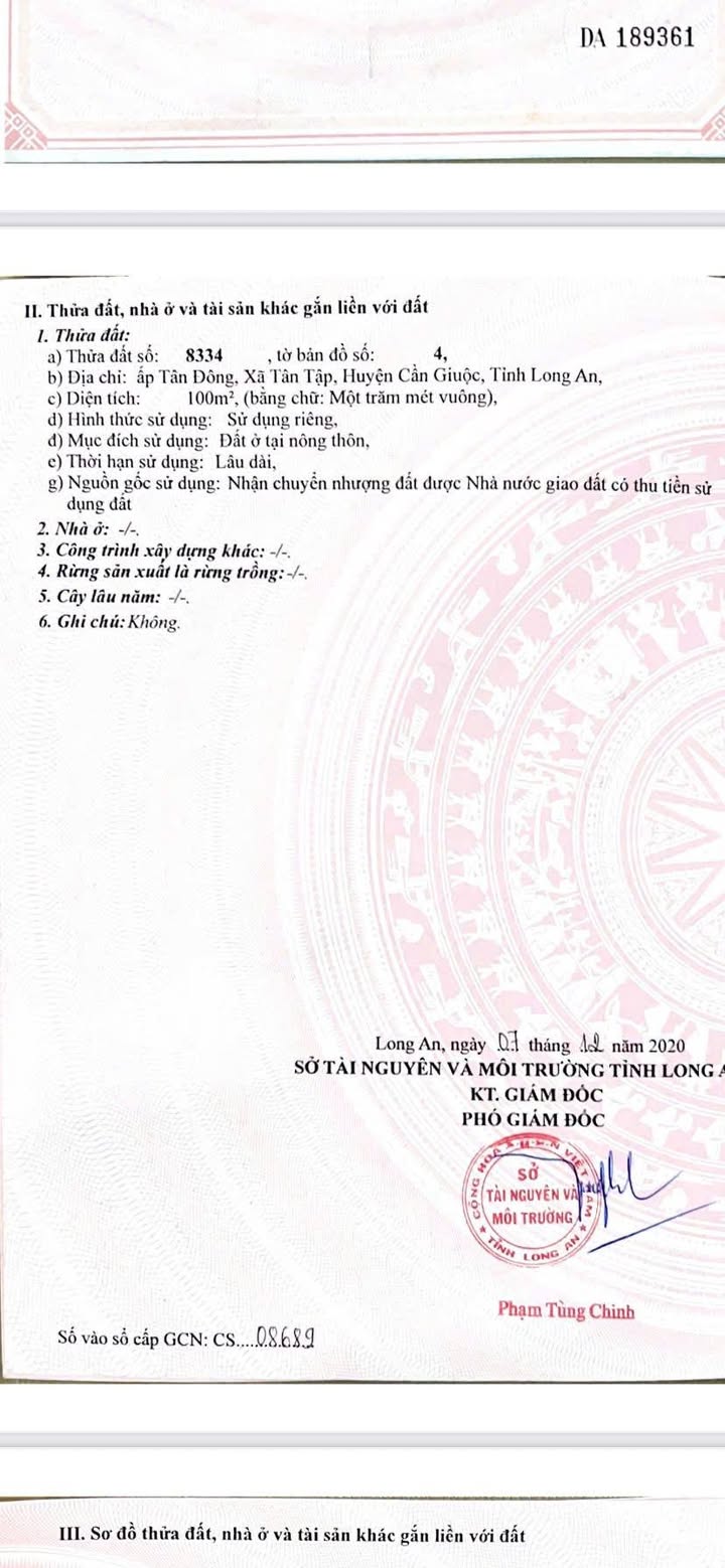 Đất nền đường 13, xã Tân Tập, Cần Giuộc, Long An 100m² giá 1.82 tỷ - Đầu tư sinh lời ngay!