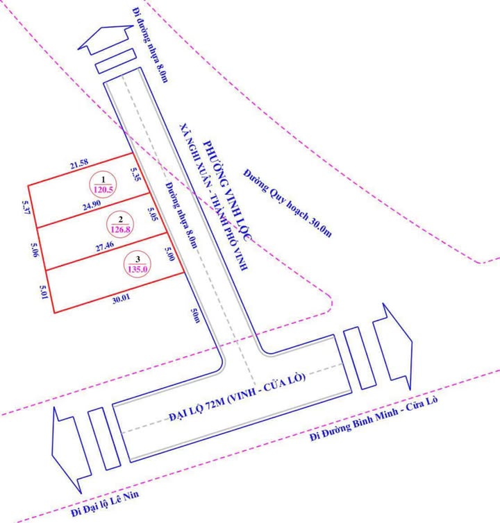 Đất nền Nghi Phong 135m² giá 3.5 tỷ - Tiềm năng đầu tư lớn!