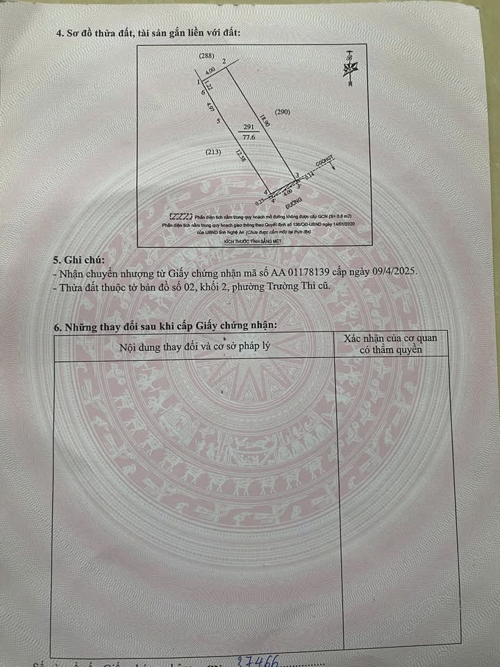 Đất trung tâm thành phố Vinh 77.6m² giá 5.1 tỷ - Khu dân cư siêu giàu!