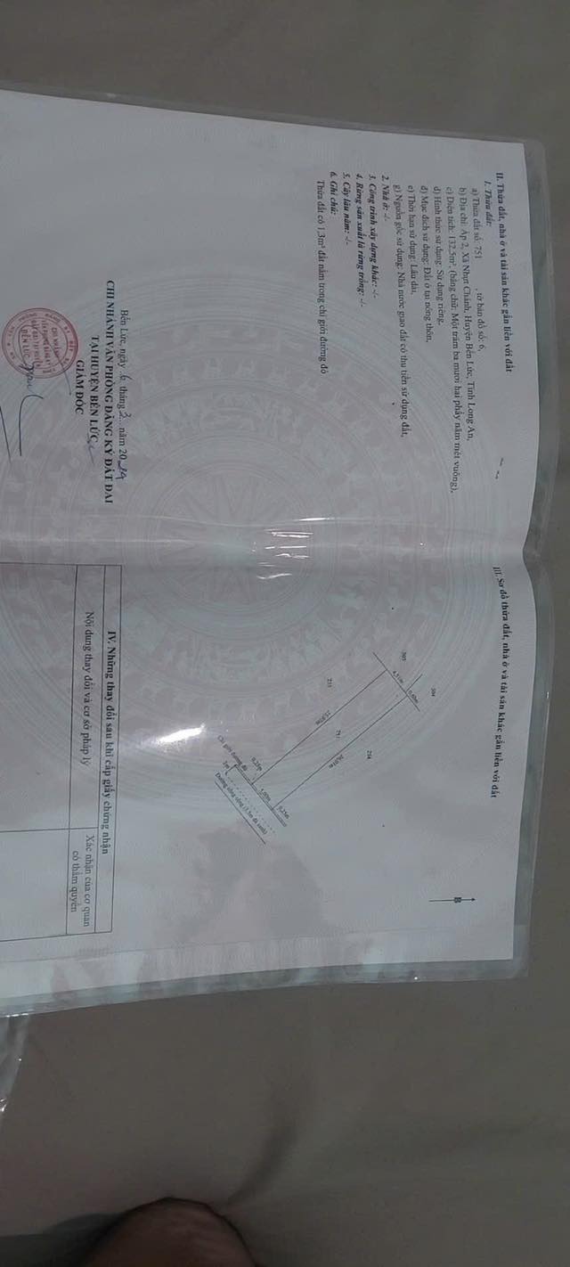 Đất thổ cư 135m² mặt tiền ấp 2 Nhựt Chánh giá 900 triệu - Đầu tư sinh lời tốt!