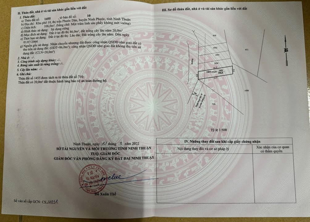 Bán đất ở đô thị Bình Quý, Ninh Phước 106m² giá 500 triệu - Cơ hội đầu tư tốt!