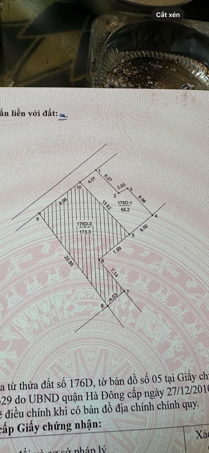 Đất Phú Lương Hà Đông 69m² giá 8.1 tỷ - Đầu tư sinh lời ngay!