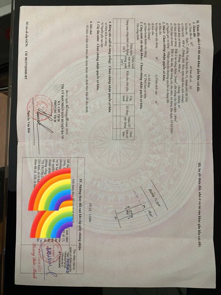 Đất nền Yên Bài, Ba Vì 264m² - Mặt tiền 8m, vị trí đẹp kinh doanh