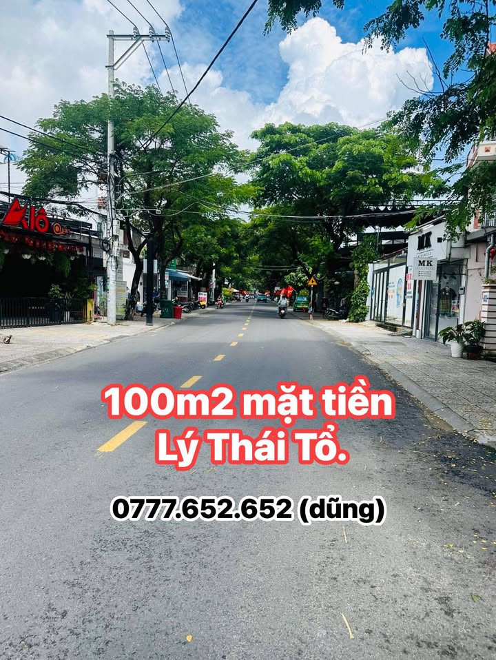 Bán nhà mặt tiền Lý Thái Tổ, Đà Nẵng 100m² giá 7.95 tỷ - Vị trí vàng kinh doanh!