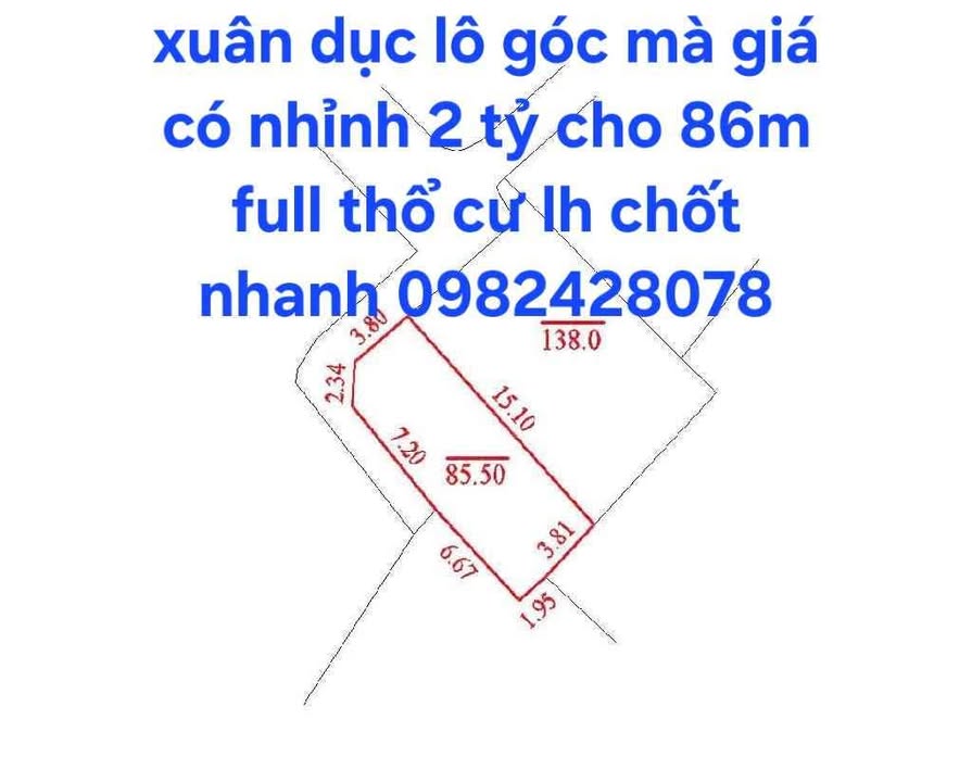 Đất nền Tân Minh, Sóc Sơn 86m² - Cơ hội đầu tư tuyệt vời!