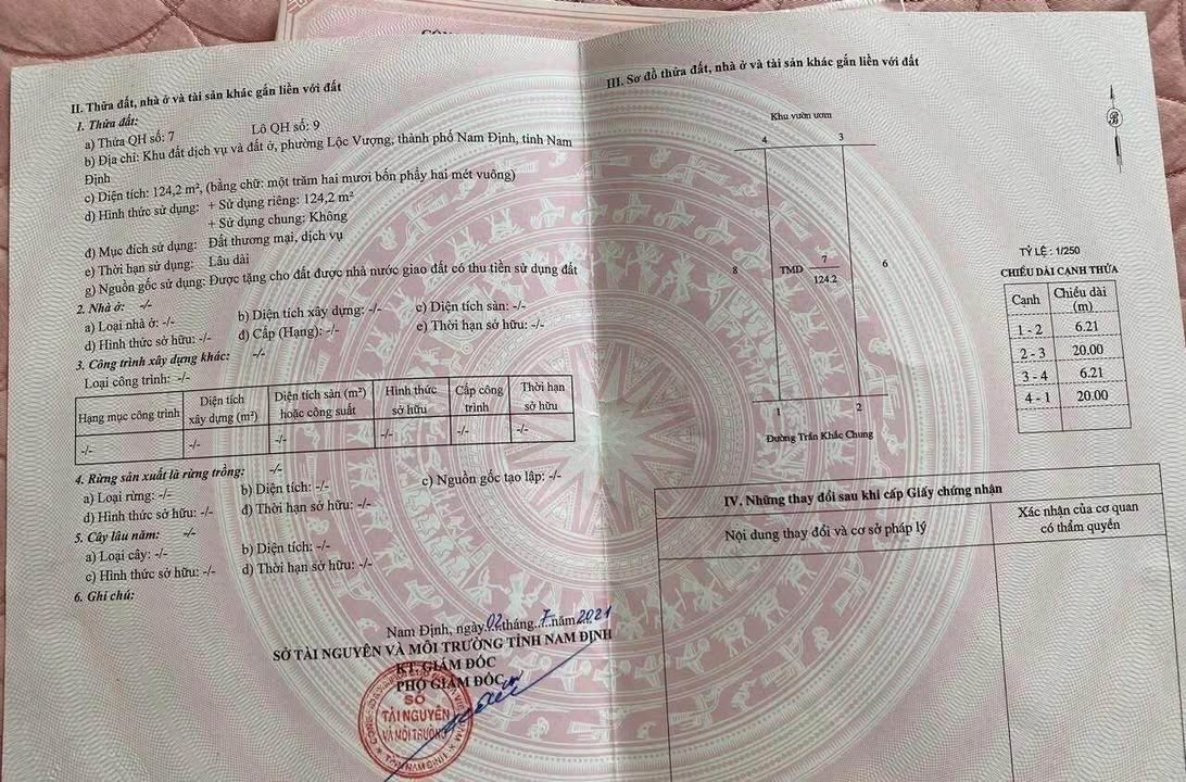 Đất nền mặt đường Trần Khắc Chung, 124m² giá 5 tỷ - Vị trí đắc địa chính chủ!