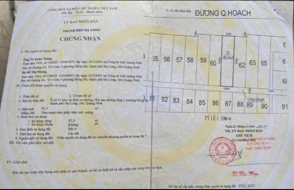 Đất TĐC Đường Sông 3 Hạ Long 85.5m² giá 8 tỷ - Vị trí đắc địa gần biển!